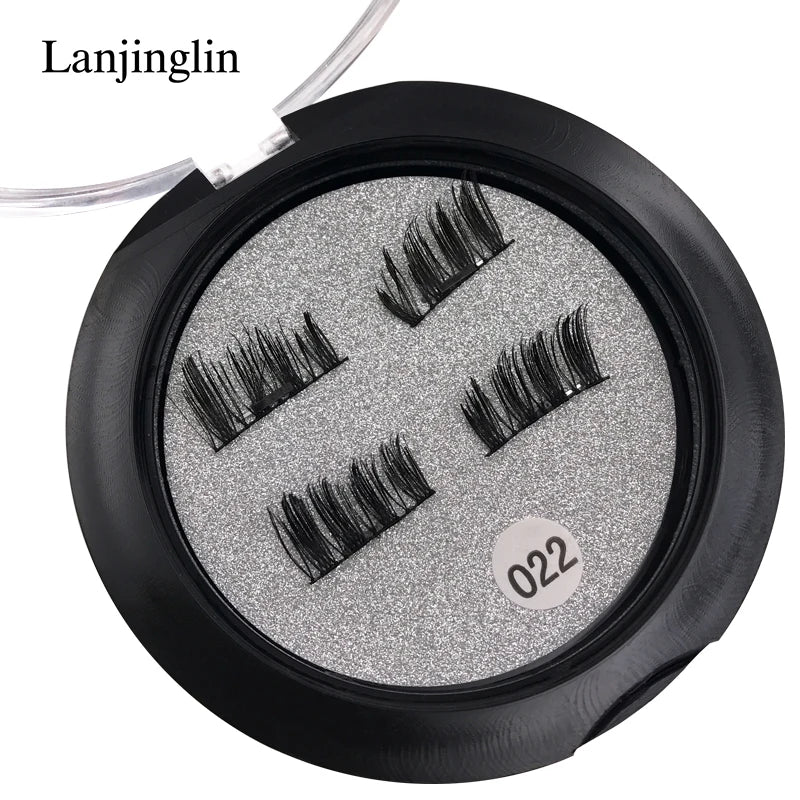 1 Pair Magnetic Eyelashes Soft Natural Hair Mink Lashes 3D Mink Fake Lash Dramatic EyeLashes Makeup Tool Extension Faux Cils