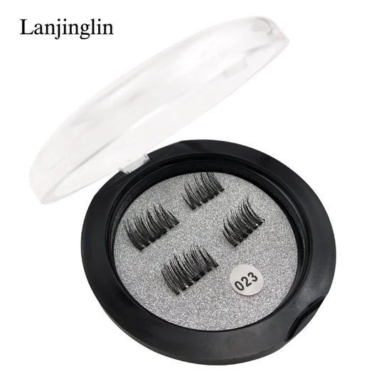 1 Pair Magnetic Eyelashes Soft Natural Hair Mink Lashes 3D Mink Fake Lash Dramatic EyeLashes Makeup Tool Extension Faux Cils