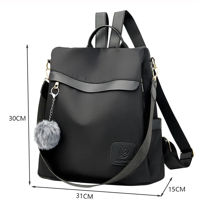 Waterproof Oxford Cloth Women Backpack Anti-theft Backpack Woman Light Weight Travel Backpack Fashion School Shoulder Bags