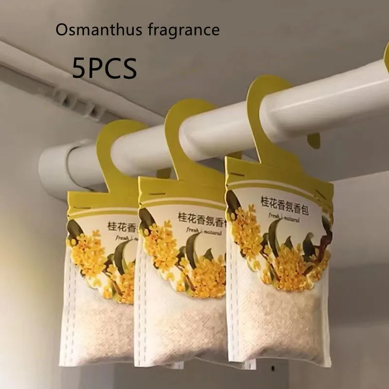 Wardrobe Sachet Natural Aromatherapy hanging bag Lavender Fragrance Pack Mildew and insect proof wardrobe sachet air freshener
