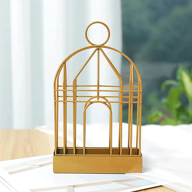 Wrought Iron Hanging Creative Birdcage Mosquito Coil Holder Household Fireproof Sandalwood Ash Box Mosquito Coil Incense Box