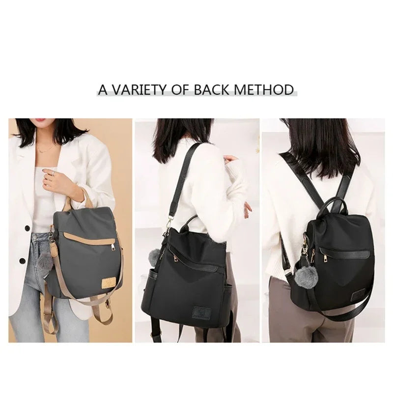 Waterproof Oxford Cloth Women Backpack Anti-theft Backpack Woman Light Weight Travel Backpack Fashion School Shoulder Bags