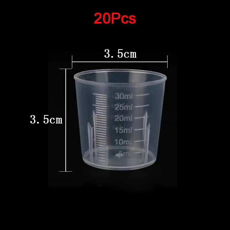 Pour Split Cup Silicone Epoxy Mix For Paint Pouring Cups DIY Resin Tool Epoxy Resin Acrylic Paint Resin Mold Jewelry Making Tool