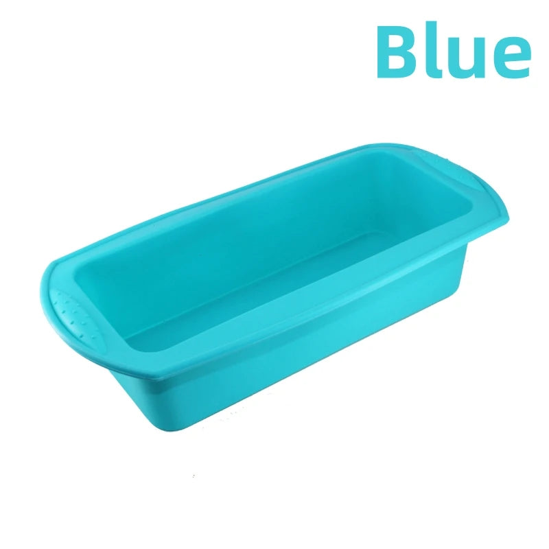New Silicone Cake Mold Rectangular Silicone Bread Pan Cake Toast Pan Cake Moulds Baking Cake Bread Molds Tools