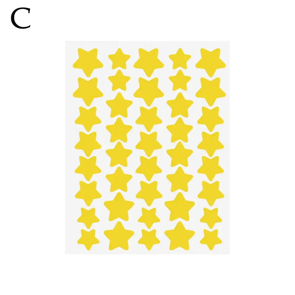 40Pcs/sheet Colorful Cute Star Heart Shaped Treatment Sticker Invisible Cover Removal Pimple Patch Skin Care