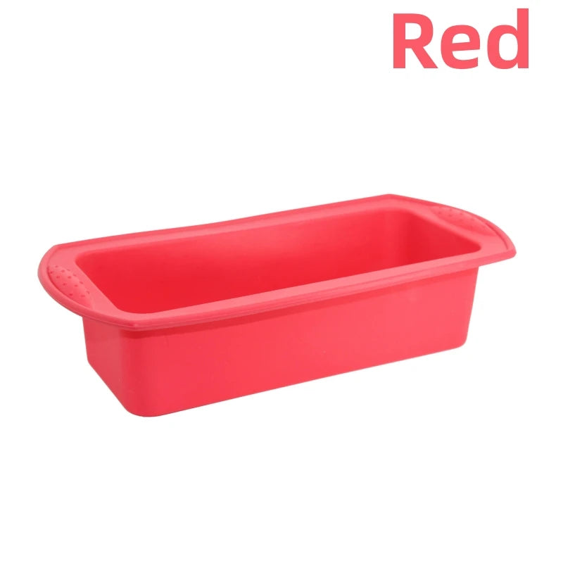 New Silicone Cake Mold Rectangular Silicone Bread Pan Cake Toast Pan Cake Moulds Baking Cake Bread Molds Tools