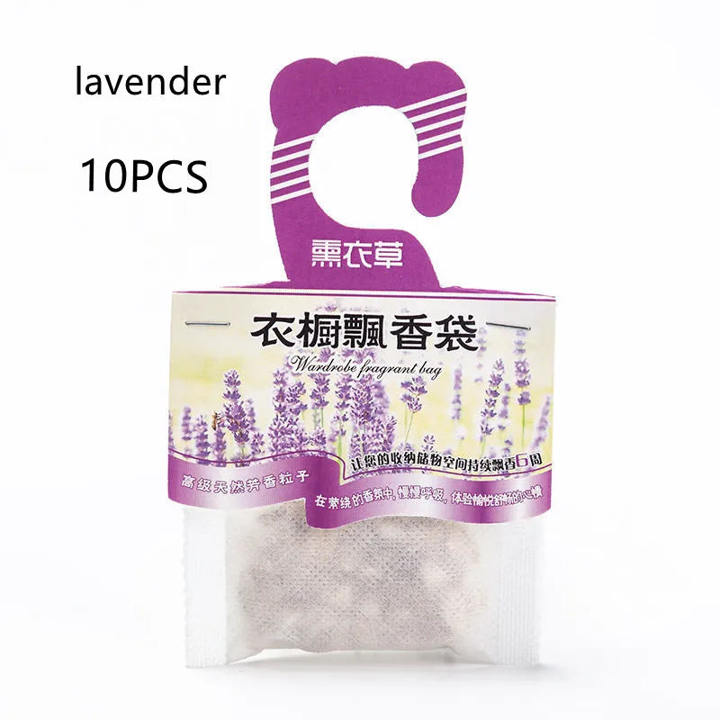 Wardrobe Sachet Natural Aromatherapy hanging bag Lavender Fragrance Pack Mildew and insect proof wardrobe sachet air freshener